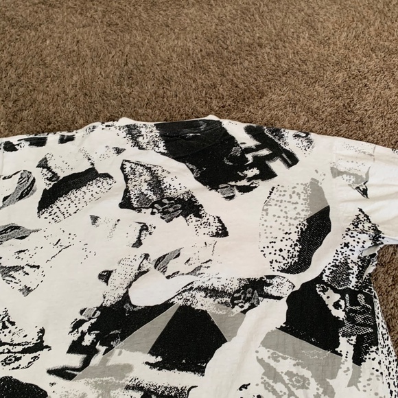 Vintage Free Style Glide All Over Graphic Tee Sz.XL Skater Y2K T-shirt - Picture 8 of 10